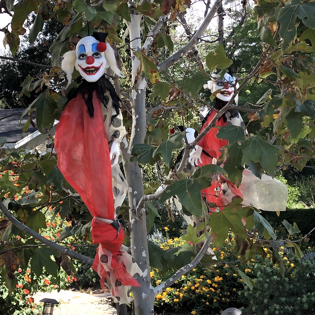 Clowns Hanging from a Tree
