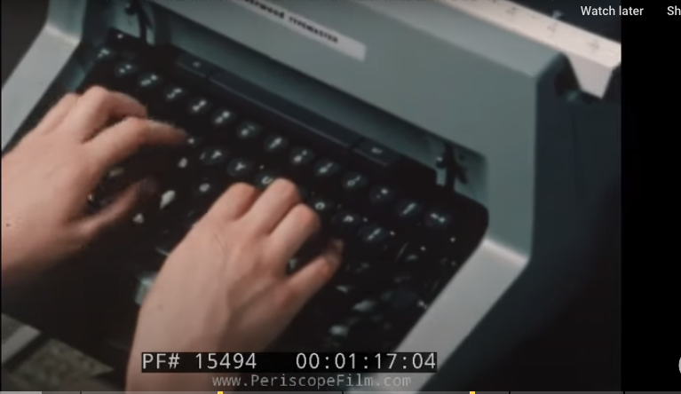 1970s Office Typing Pool